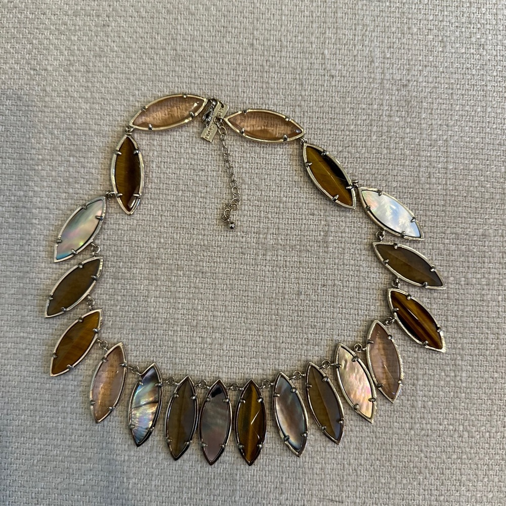 Kendra Scott multicolored nudes necklace